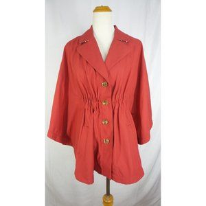 Joan Rivers Red Jacket Medium NEW